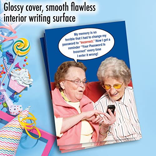 Pack of 3 Hilarious Birthday Greeting Cards with Envelopes (1 Designs, 3 Each)