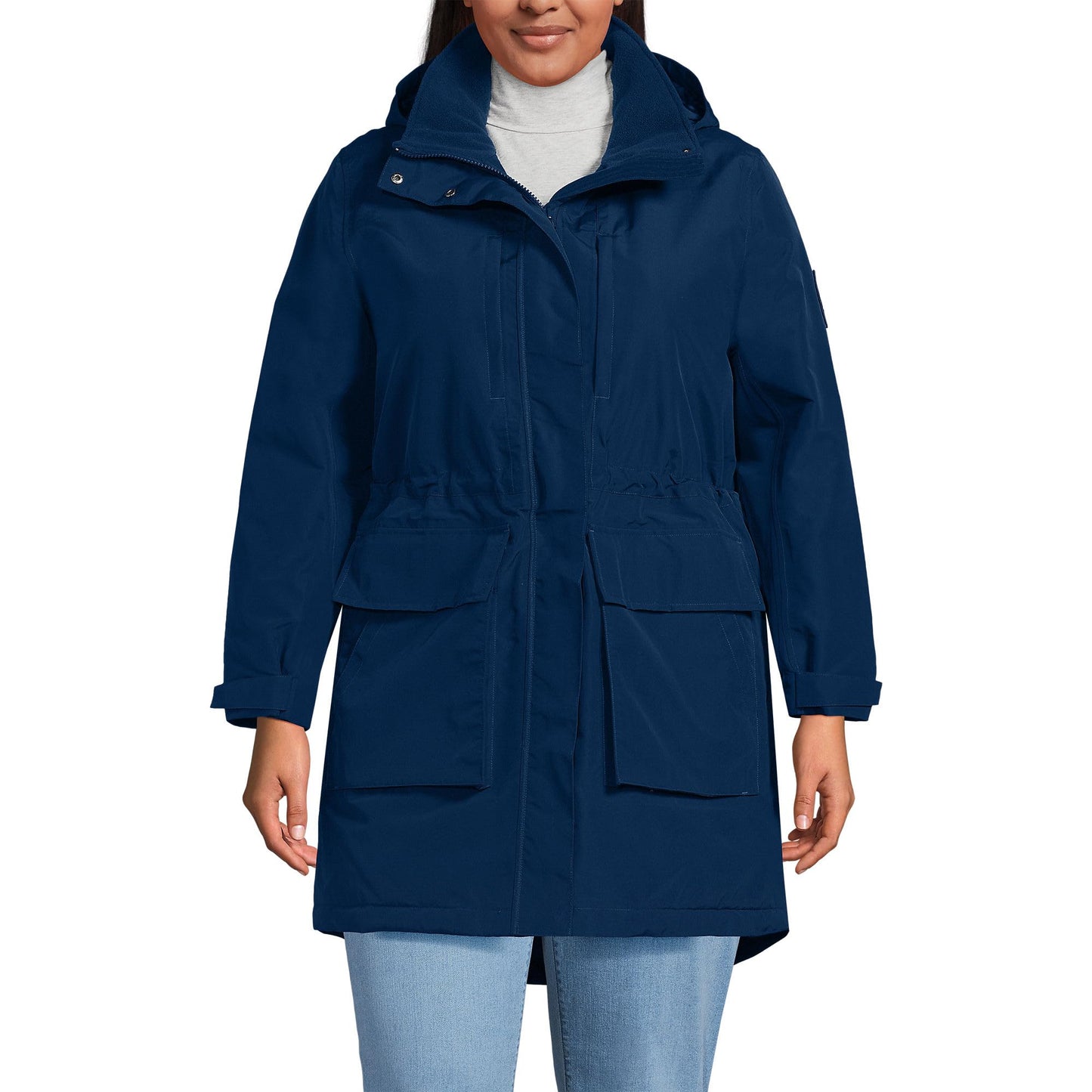 Lands' End Womens Squall Waterproof Parka Size Inclusive and 5 Colors!