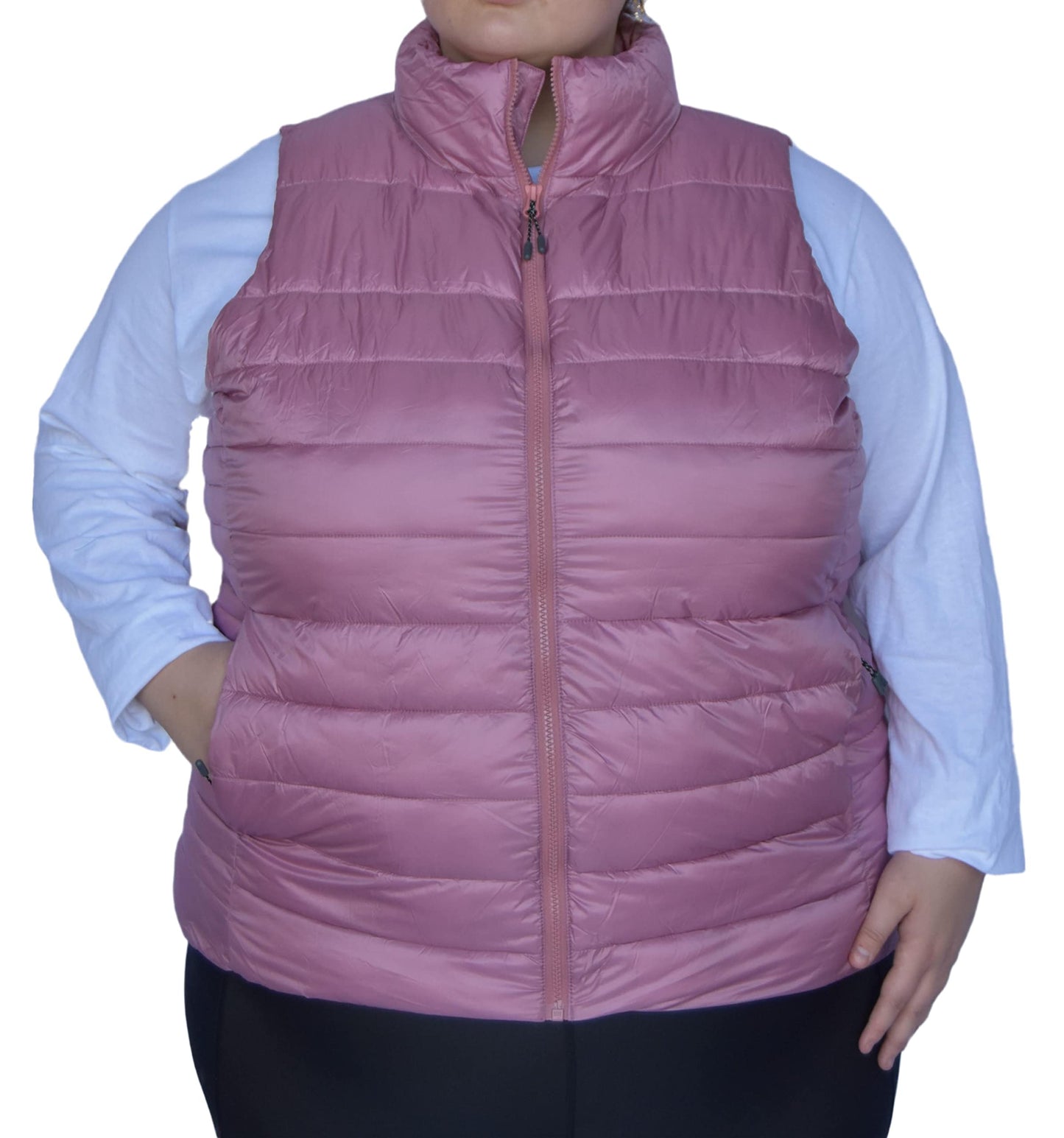 Winter Vest in Hypo-allergenic Down Plus Size 1X-6X in 4 Colors