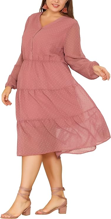 Boho Plus Size Flirty Dress - Comes in 2 Colors and Up to Size 4x!