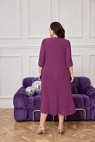 Bridal Guest or Mother of the Bride Plus Size Stunning Cocktail Dress Up to Size 24
