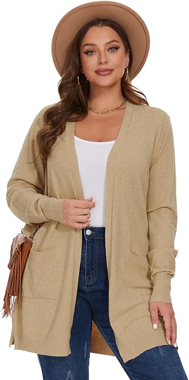 Plus Size Cardigan in 14+ Colors – Up to Size 5x!