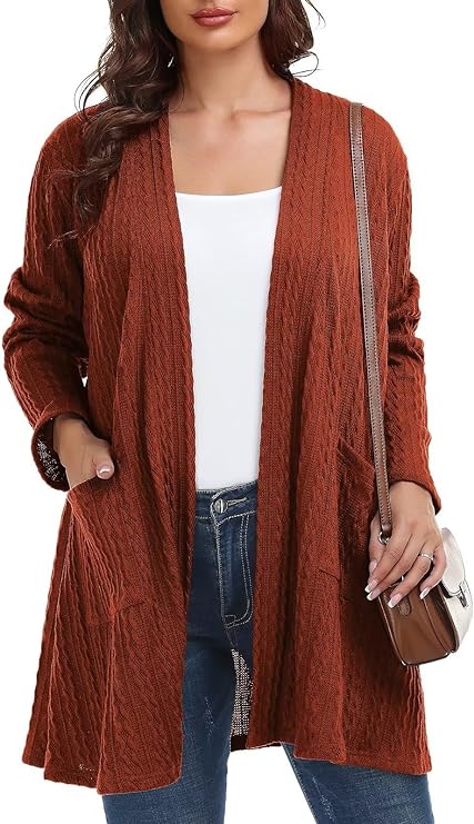 Plus Size Cardigan in 14+ Colors – Up to Size 5x!