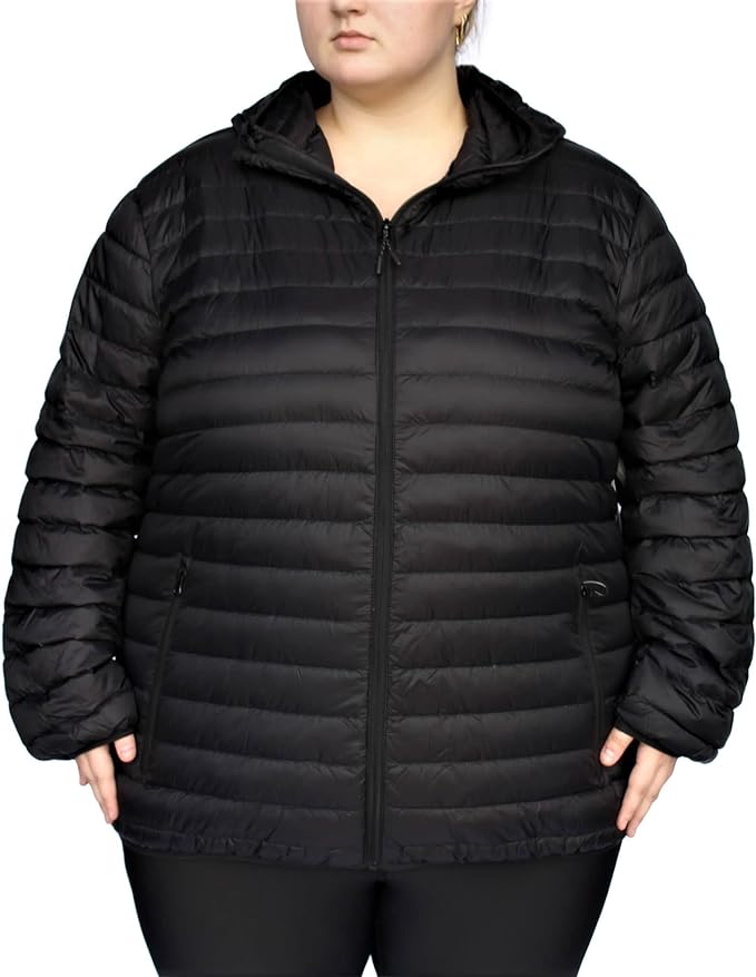 Packable Down Light Weight Hooded Jacket - Up to Size 6X and 8 Colors