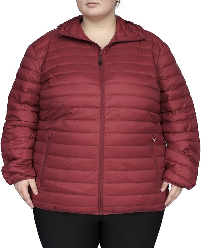 Packable Down Light Weight Hooded Jacket - Up to Size 6X and 8 Colors