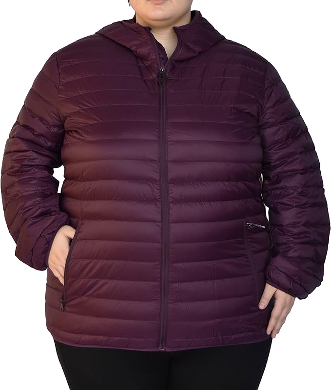 Packable Down Light Weight Hooded Jacket - Up to Size 6X and 8 Colors