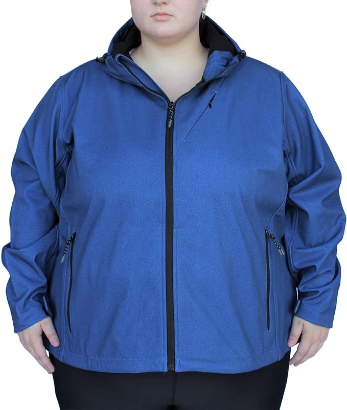 Snow Country Plus Size Micro Fleece Soft Shell Jacket Up to Size 6X
