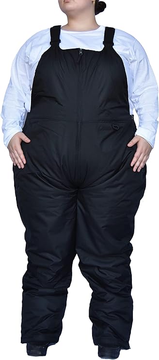 Ski Pants with Bib - Heavy Weight – Up to Size 6X - NOW in 2 Colors