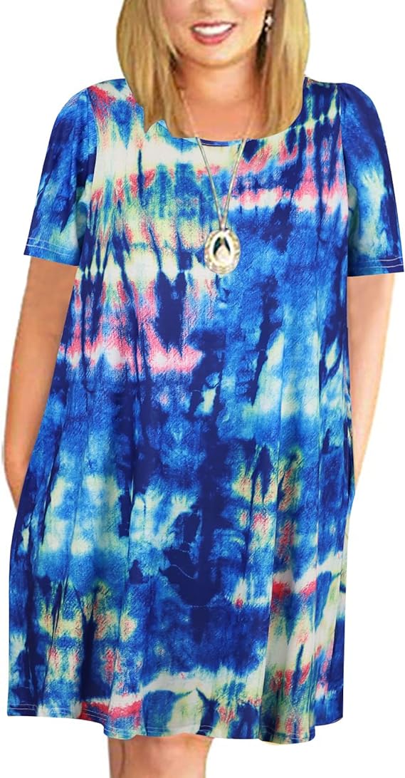 Beach Dress in 15 Different Patterns Up to Plus Size 5x!