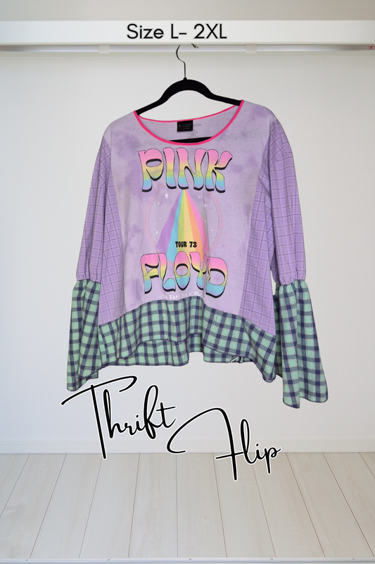 Pink Floyd Boho Rock Top  -  Size XL - 2XL
