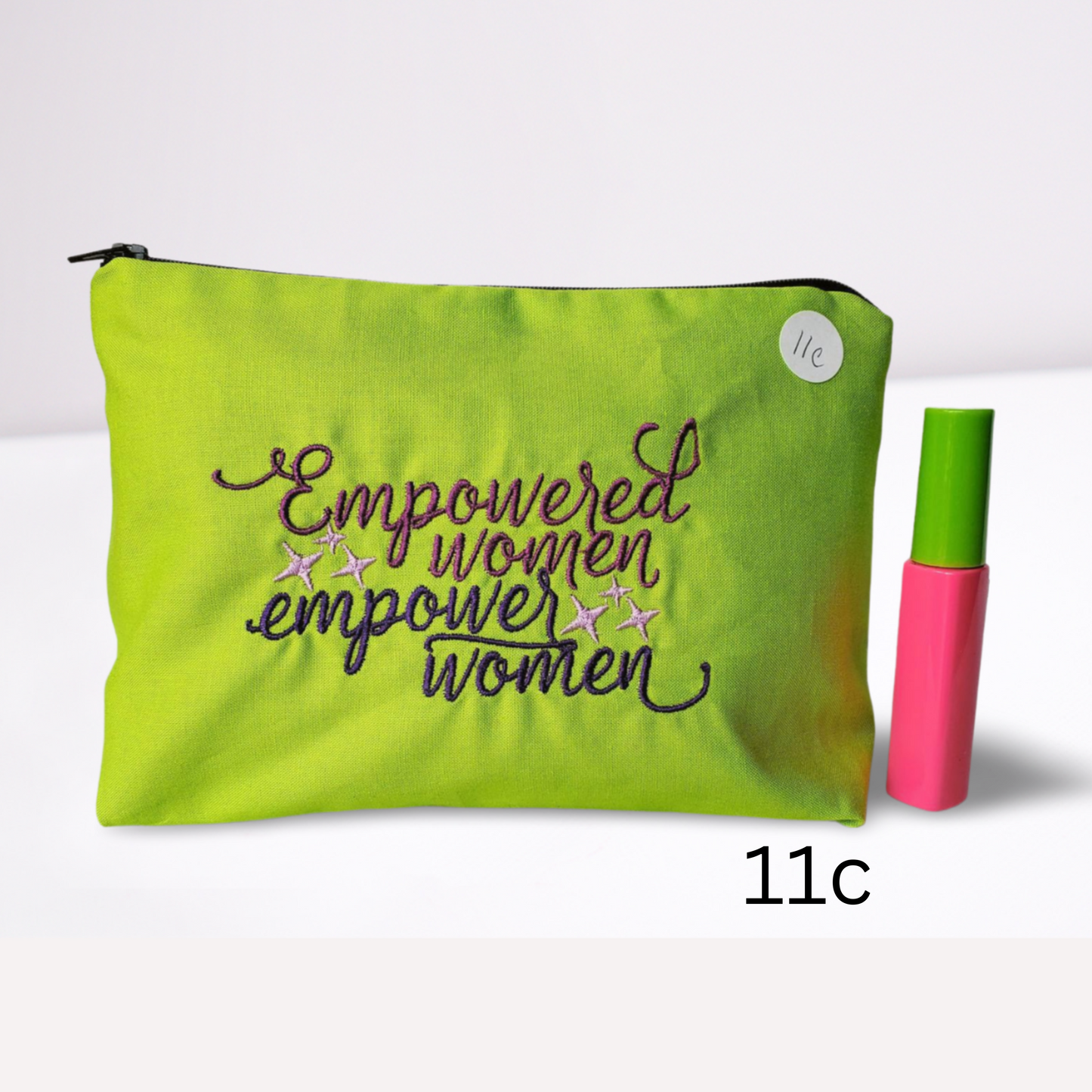 Empowered Women Empower Women Embroidered Make-up/Accessories Bag. Comes in a variety of colors!