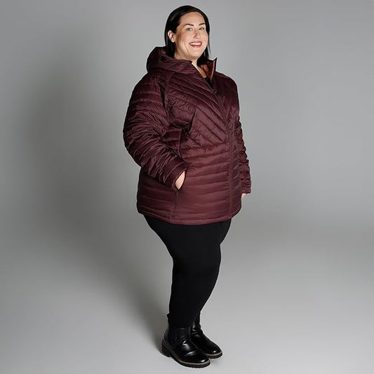 Packable Down Light Weight Hooded Jacket - Up to Size 6X and 8 Colors