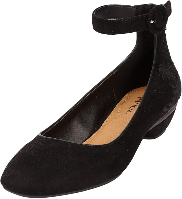 Pixie Embroidered Pump - Up to Sizes 12WW