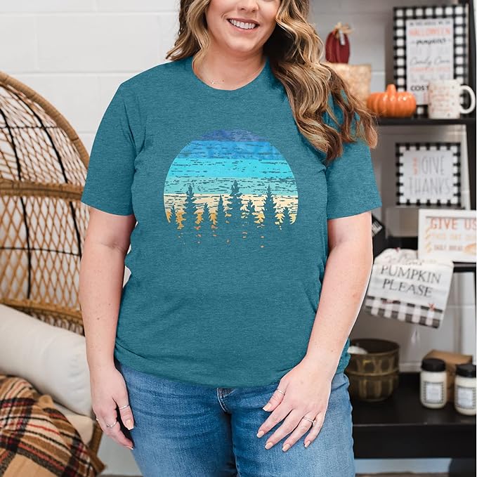 Vintage Look Graphic T-Shirts in Plus Size Up to Size 5X!