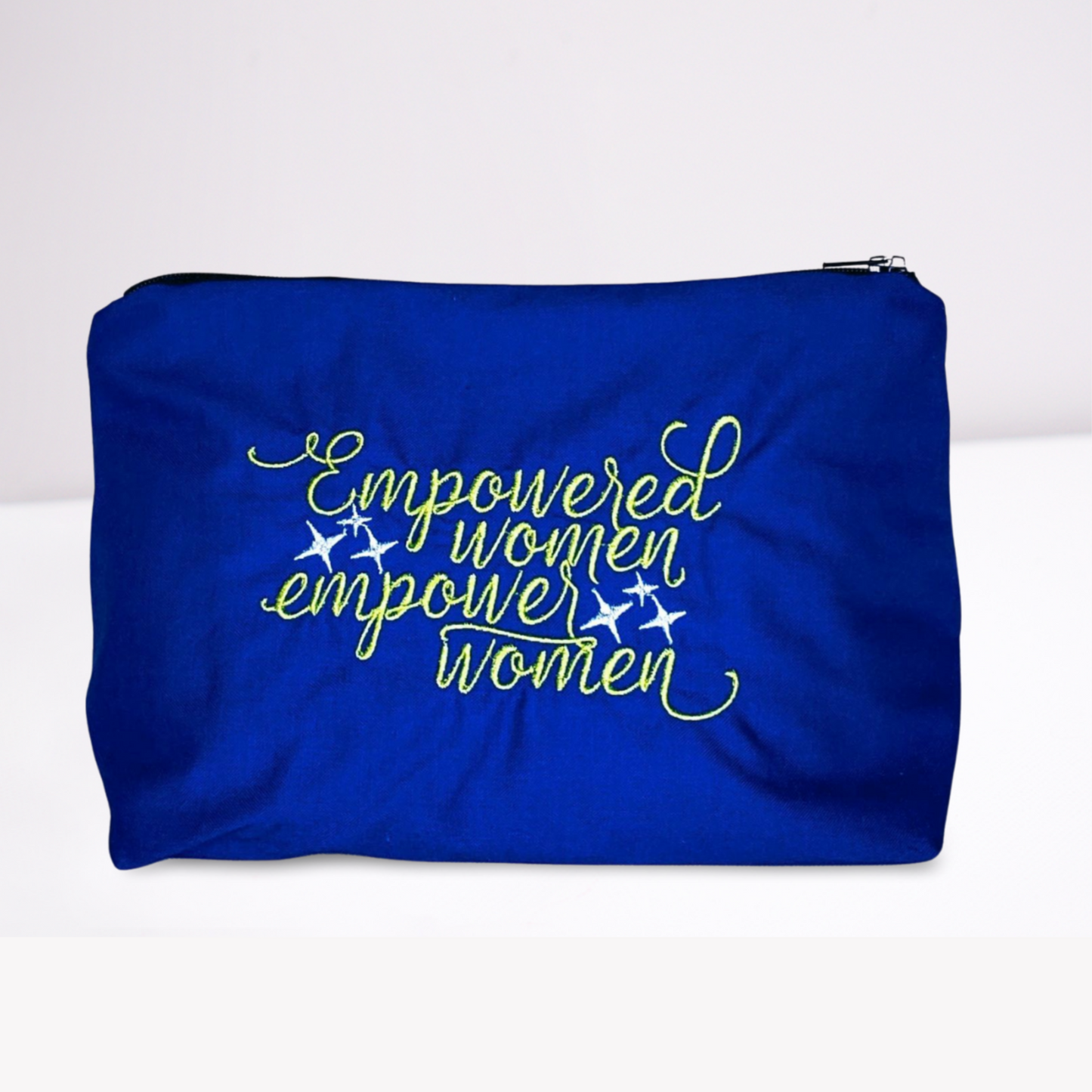 Empowered Women Empower Women Embroidered Make-up/Accessories Bag. Comes in a variety of colors!