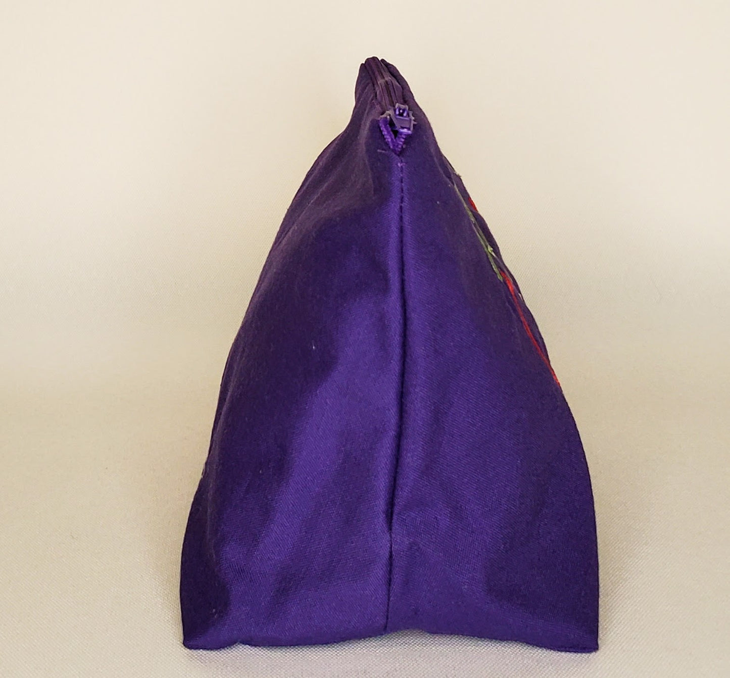 LGBTQ+ Pride Mom Embroidered Make-up/Accessories Bag. Comes in a variety of colors!