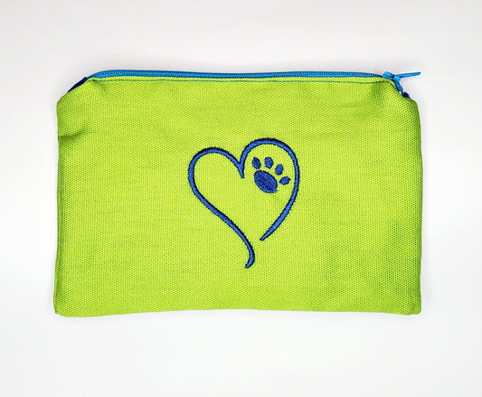 Coin Purse - Dog/Cat Paw Embroidered
