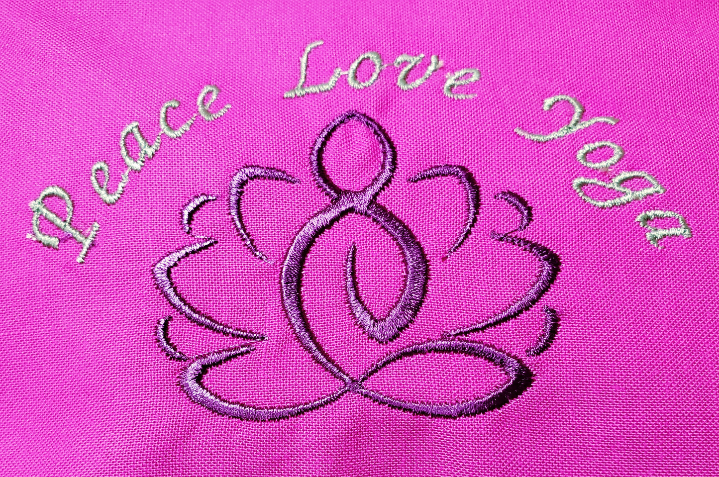 Yoga Lotus Embroidered Make-up/Accessories Bag. Comes in a variety of colors!