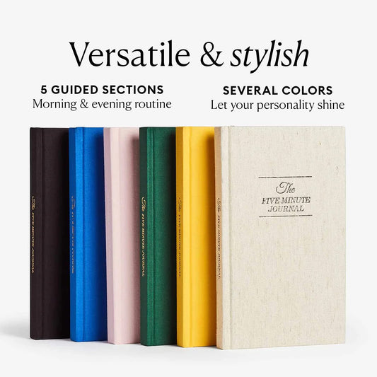 The Five Minute Journal - The Original Daily Gratitude Journal for Happiness, Mindfulness, and Reflection