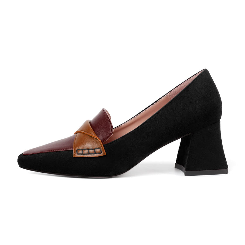 Loafer Pumps In Tall Sizes Up to 13 M and 30 Color Combinations