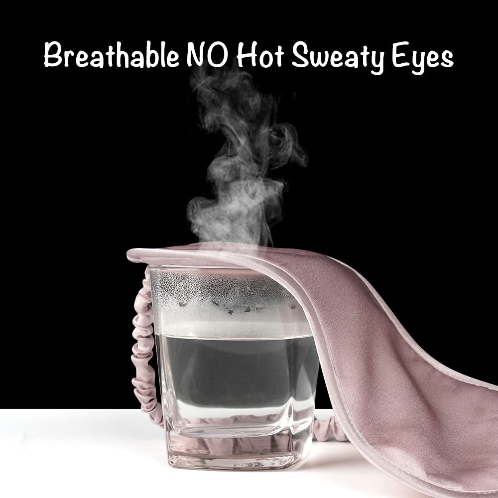 Mulberry Silk Sleep Eye Mask & Blindfold in 6 Colors!