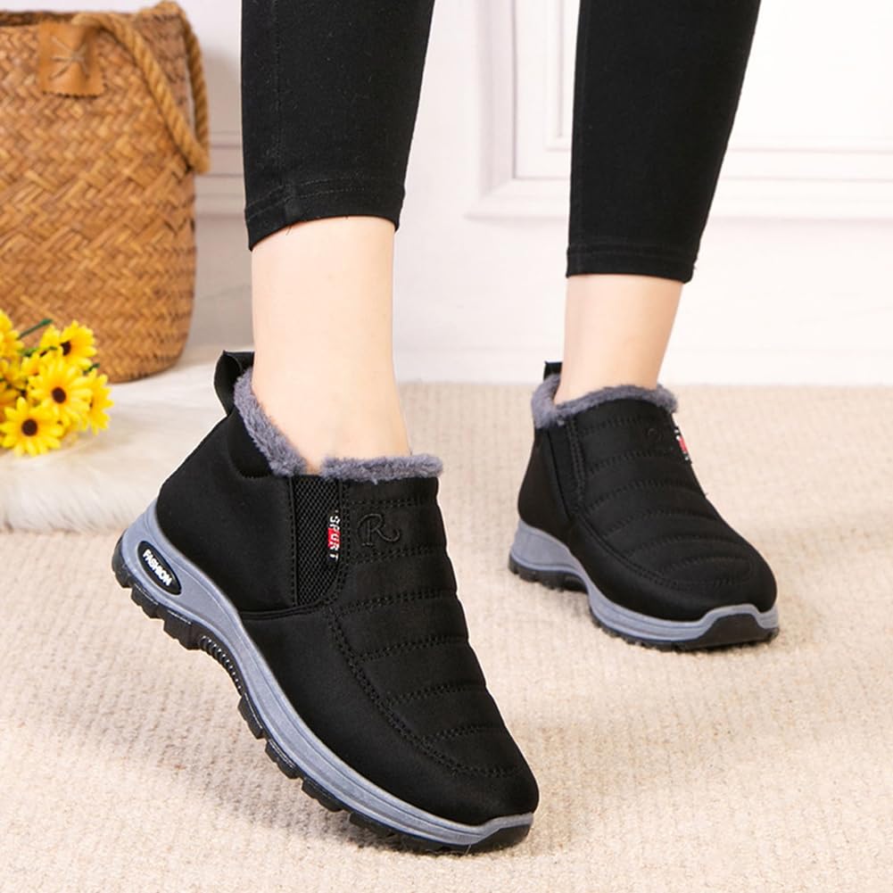 Snow Boots Lined and Water-resistent Non Slip up to SIze 14 and 8 Colors