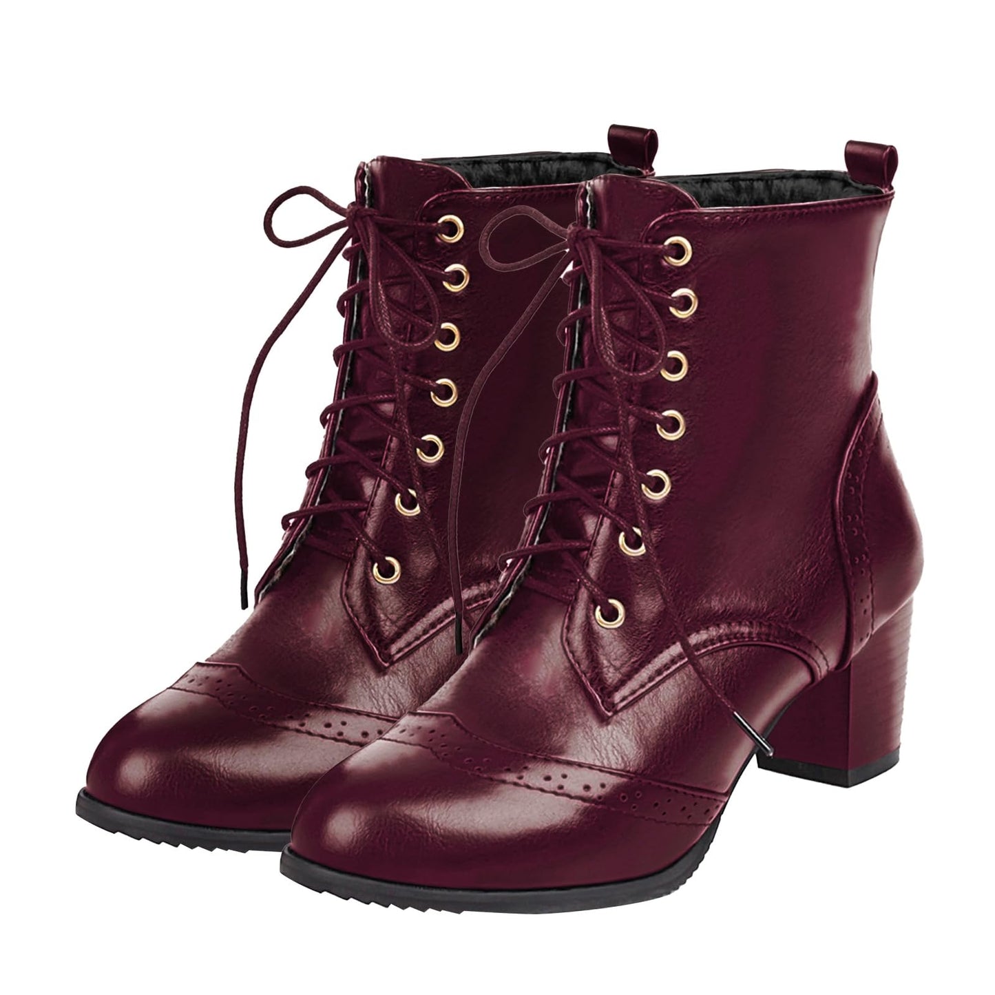 Victorian Steampunk Style Ankle Boots in 4 Colors up to Women's Size 15!