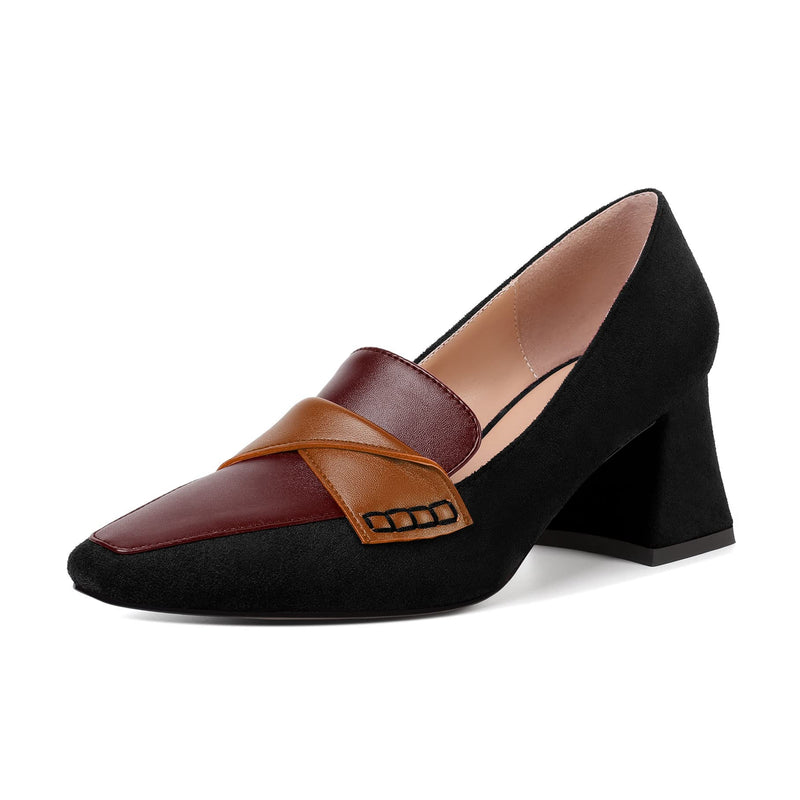 Loafer Pumps In Tall Sizes Up to 13 M and 30 Color Combinations