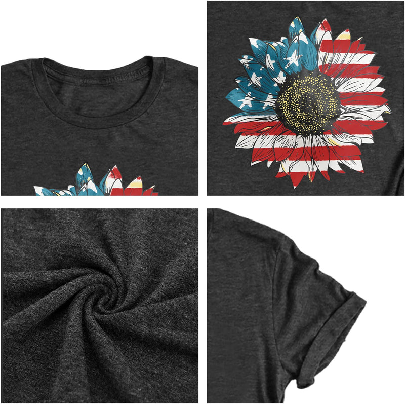 Patriotic Plus Size Graphic Tees Up to Size 5X!