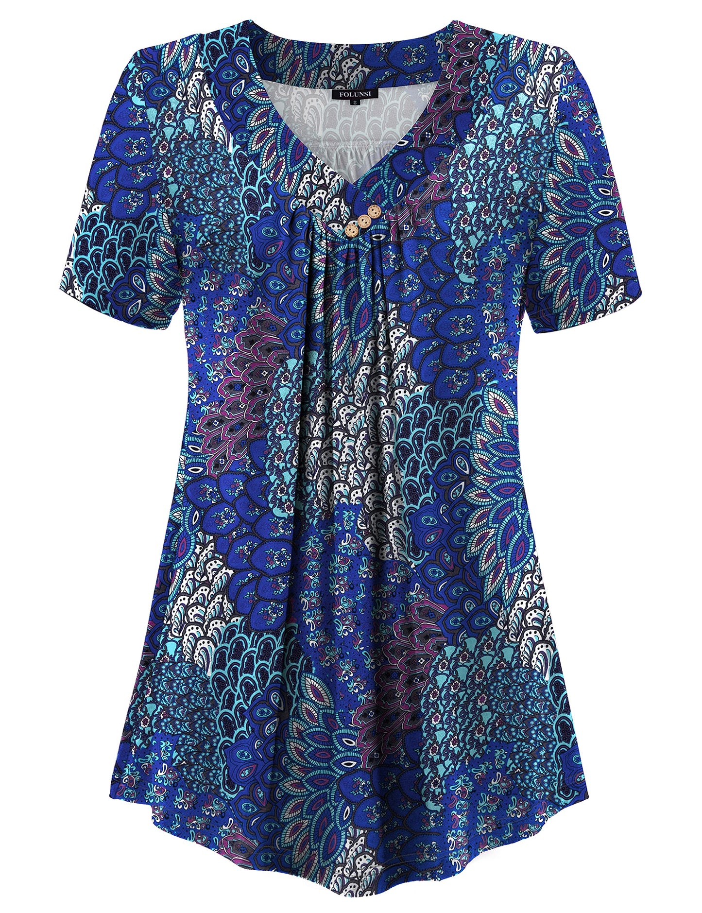 Peacock and other Print Plus Size Tops - Up to Size 4X!  (more info and reviews coming soon)
