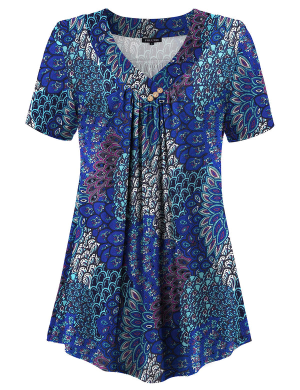 Peacock and other Print Plus Size Tops - Up to Size 4X!  (more info and reviews coming soon)