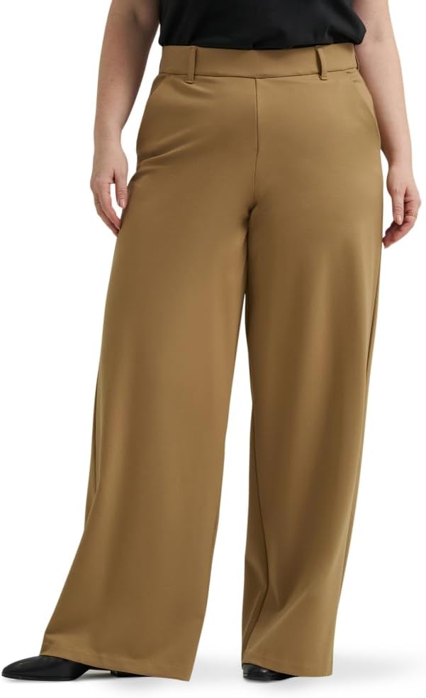 Lee Women's Ultra Lux Comfort Wide Leg Pant Petite to Long and 4 Must Have Colors!