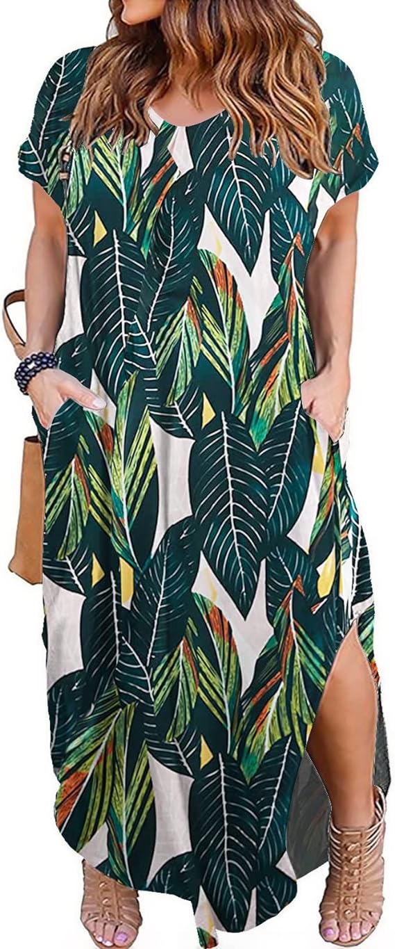 Casual Long Beach Party Summer Dress Cover-Up