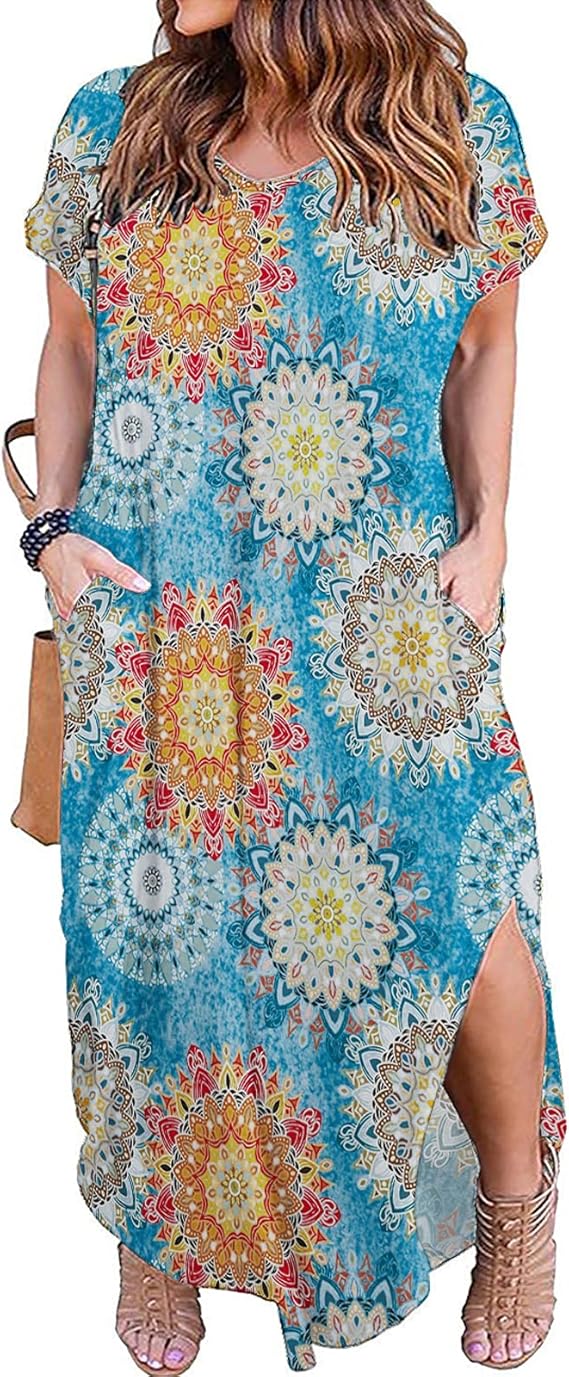 Casual Long Beach Party Summer Dress Cover-Up