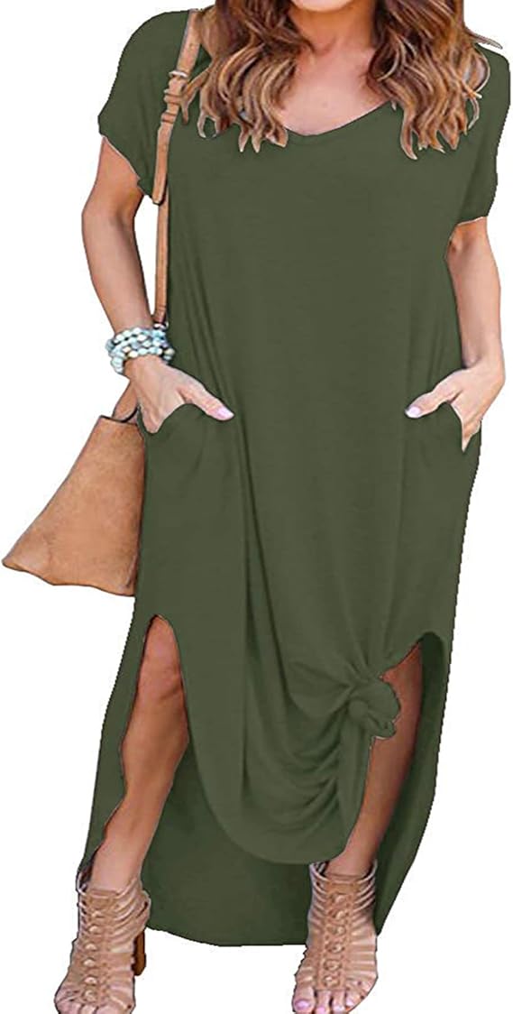 Casual Long Beach Party Summer Dress Cover-Up