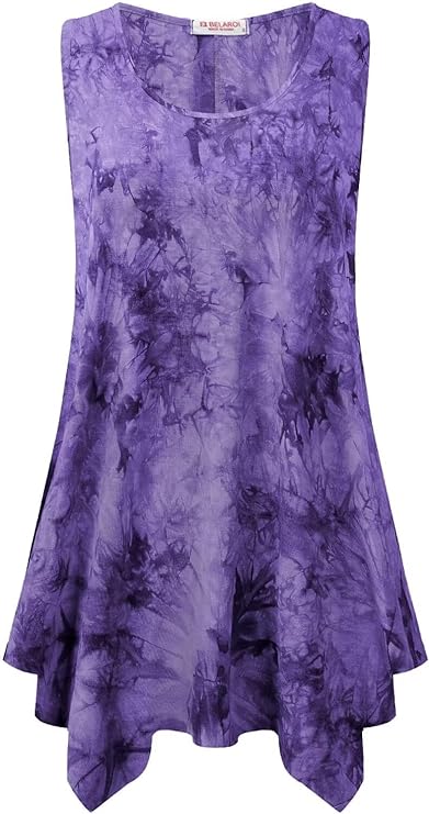Plus Size Sleeveless Tunic in 22 Colors and Patterns Up to Size 5X!