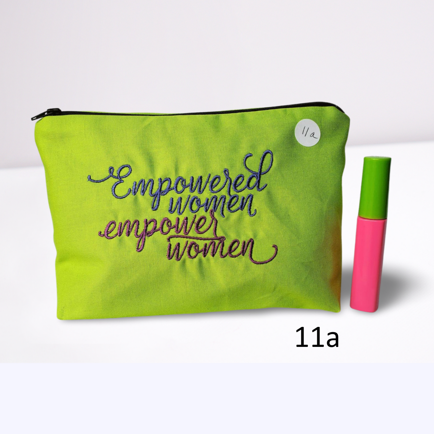 Empowered Women Empower Women Embroidered Make-up/Accessories Bag. Comes in a variety of colors!