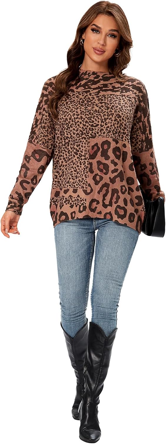 Printed Plus Size Sweater in 11 Spectacular Prints - Up to Size 3X!