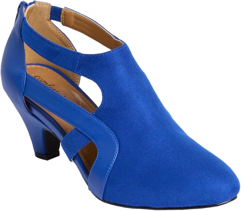 Shootie Low Heel Pump Up to Sizes 12WW