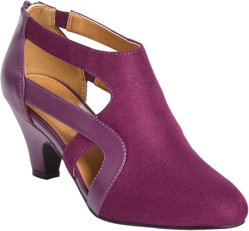 Shootie Low Heel Pump Up to Sizes 12WW