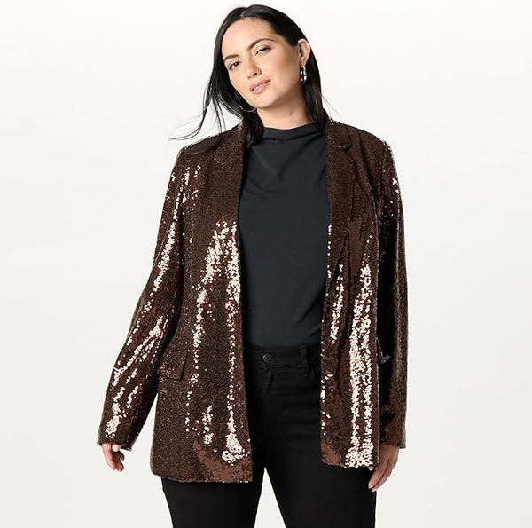 Versatile Velvet, Sequin and Office Jacket – Holiday Glam to Office Chic in 22 Colors!