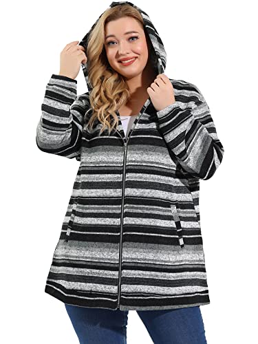 Plus Size Zip-Up Hoodie in 2 Colors - Up to Size 4x