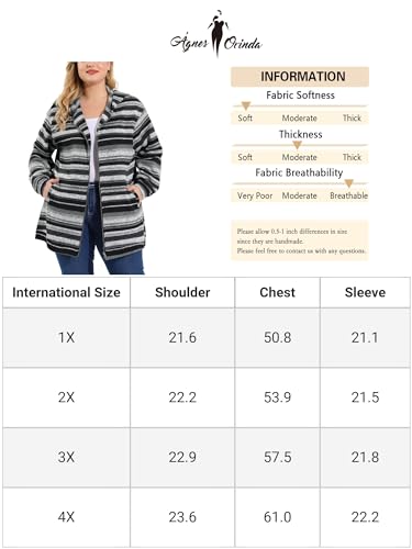 Plus Size Zip-Up Hoodie in 2 Colors - Up to Size 4x