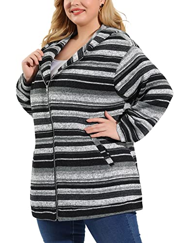 Plus Size Zip-Up Hoodie in 2 Colors - Up to Size 4x